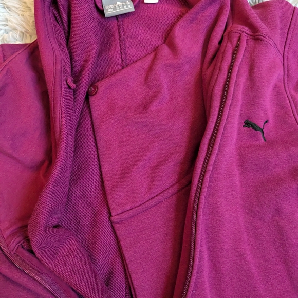 Puma Women's Cowl Neck Sweater in Purple - Picture 9 of 10